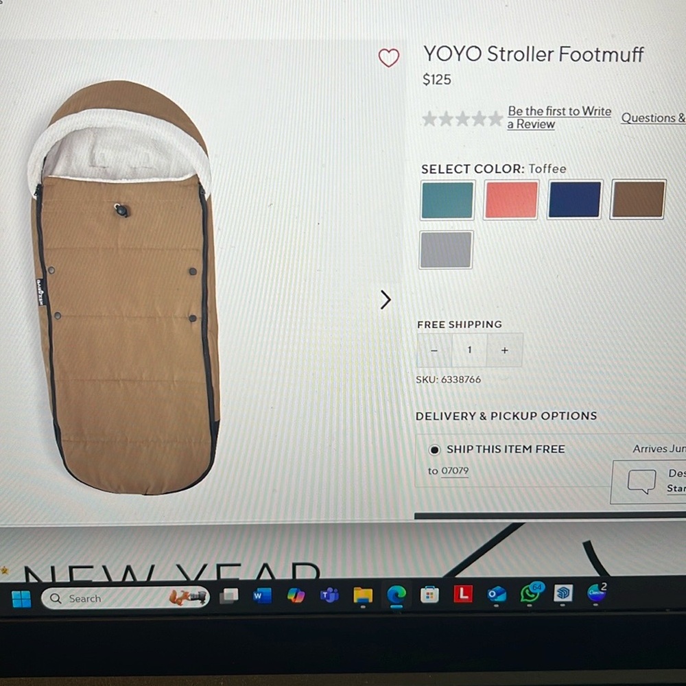 Tan and Black Duffel Bag with Durable Canvas